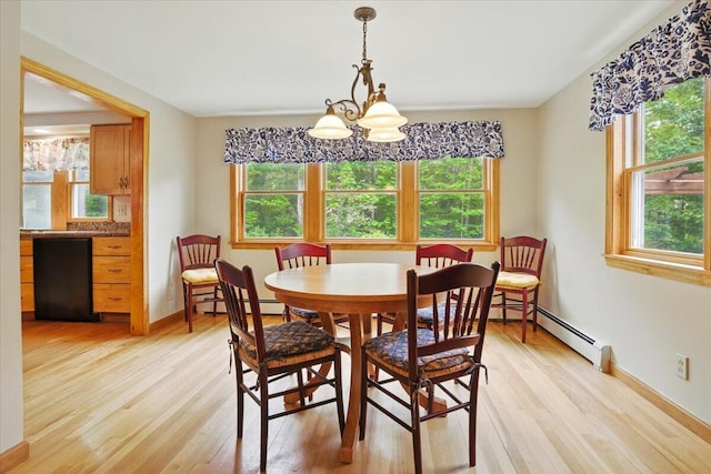 463 Cobbs Bridge Rd, New Gloucester, ME 04260 - dining area featuring healthy amount of natural light and light wood finished floors