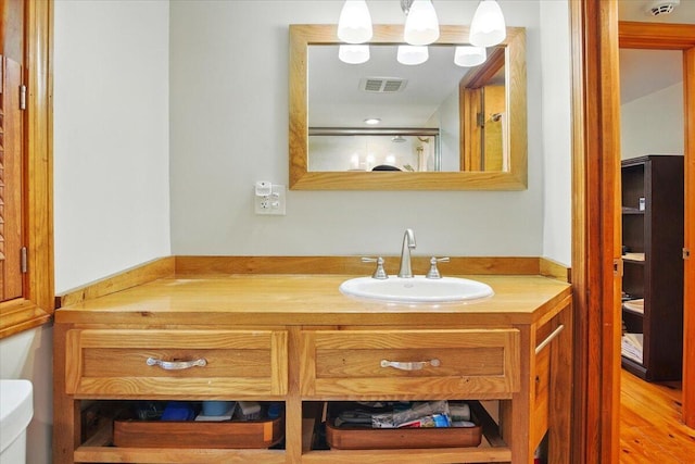 463 Cobbs Bridge Rd, New Gloucester, ME 04260 - bathroom featuring vanity and toilet