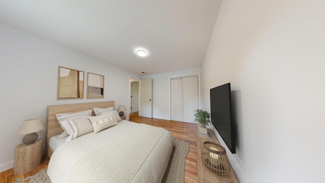1 Barker St, Jay, ME 04239 - bedroom featuring light wood finished floors and a closet
