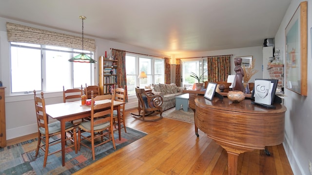 65 Shell Rd, Phippsburg, ME 04562 - dining area with light wood-type flooring and baseboards