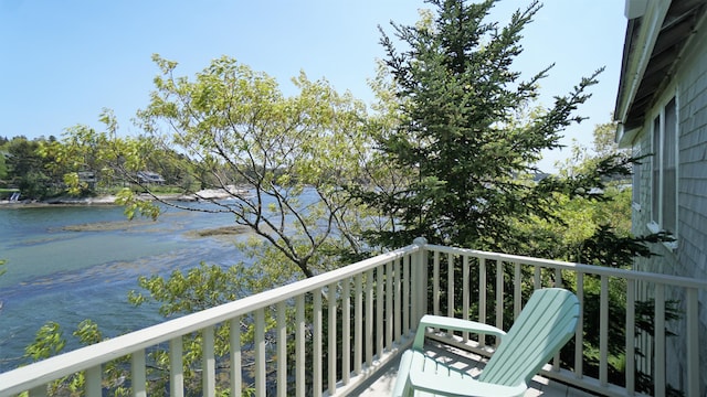 65 Shell Rd, Phippsburg, ME 04562 - balcony featuring a water view