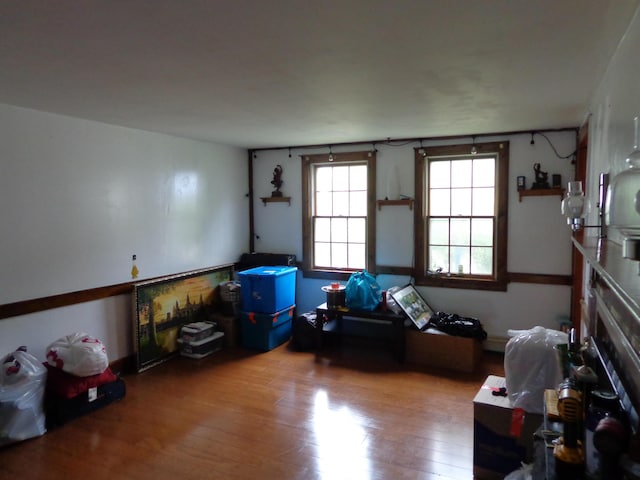 27 Grove St, Sanford, ME 04083 - miscellaneous room with wood finished floors
