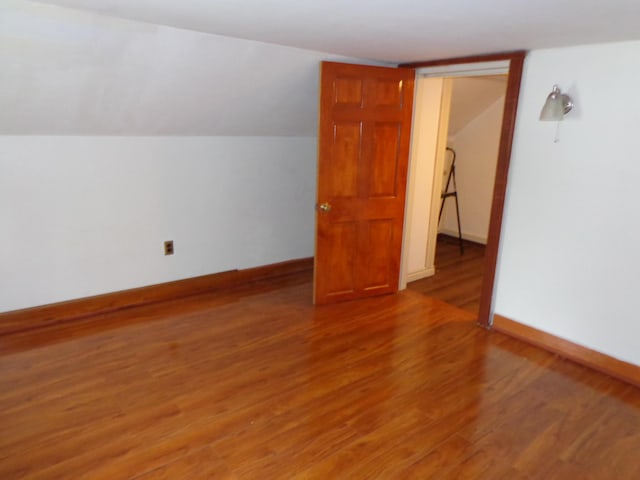 27 Grove St, Sanford, ME 04083 - additional living space with light wood-type flooring and baseboards