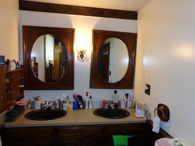 27 Grove St, Sanford, ME 04083 - bathroom featuring double vanity
