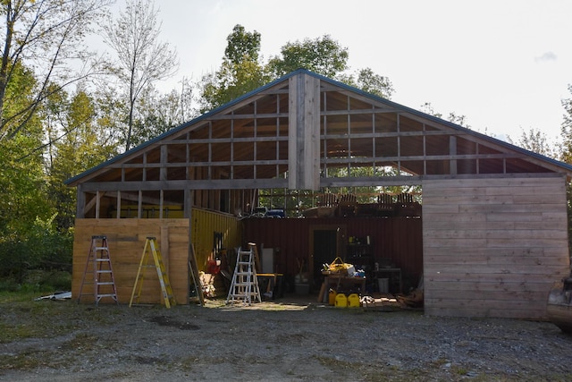 54 Carver Rd, Milo, ME 04463 - view of outbuilding featuring a carport