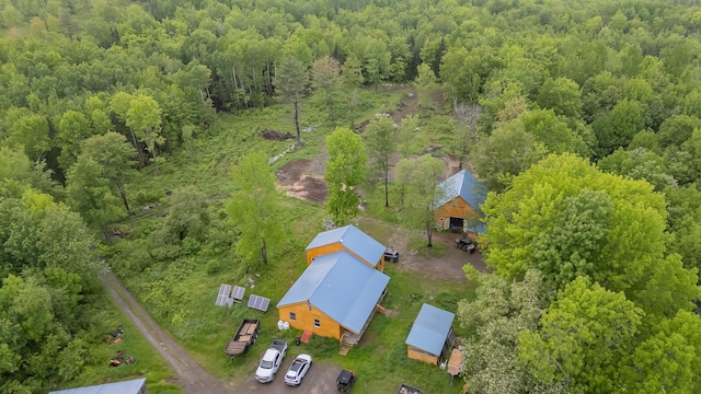 54 Carver Rd, Milo, ME 04463 - aerial view of a heavily wooded area