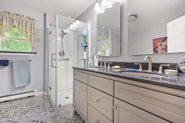 426 Fuller Rd, Carmel, ME 04419 - full bath with double vanity and a shower stall