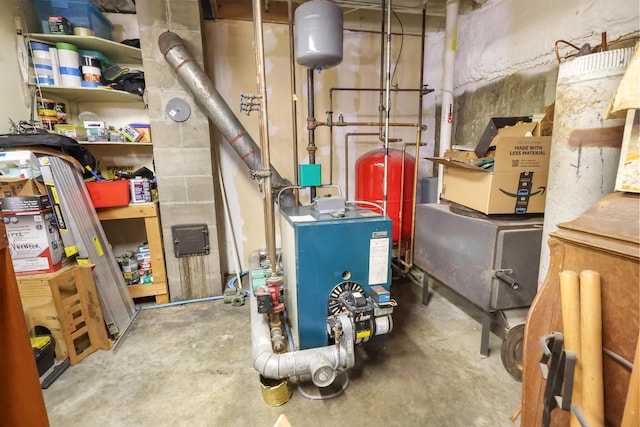 426 Fuller Rd, Carmel, ME 04419 - utility room with a heating unit