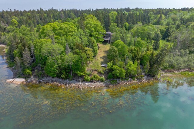 47 Eaton Point Rd, Deer Isle, ME 04627 - view of property location featuring a heavily wooded area