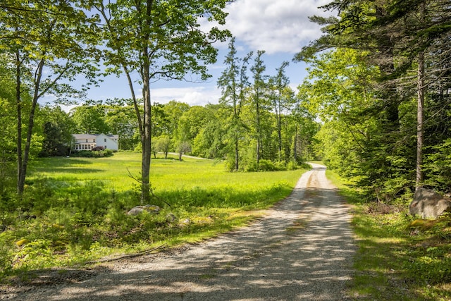 565 Bagaduce Rd, Brooksville, ME 04617 - view of road with a view of trees