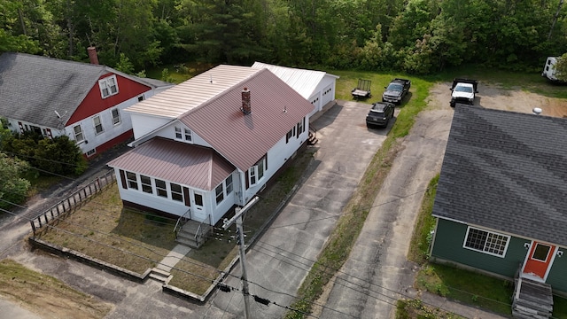 180 Bowdoin St, Millinocket, ME 04462 - view from above of property with a heavily wooded area