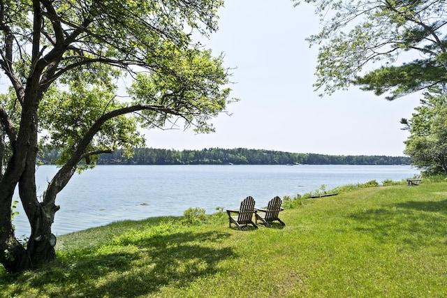 189 Basin Point Rd, Harpswell, ME 04079 - water view featuring a heavily wooded area