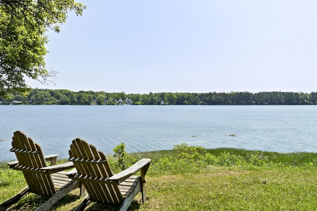189 Basin Point Rd, Harpswell, ME 04079 - water view featuring a heavily wooded area