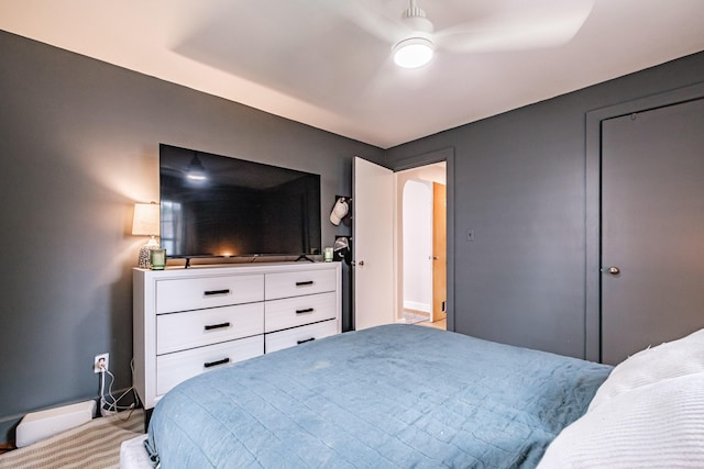 29 Harding St, Biddeford, ME 04005 - bedroom featuring baseboards and ceiling fan