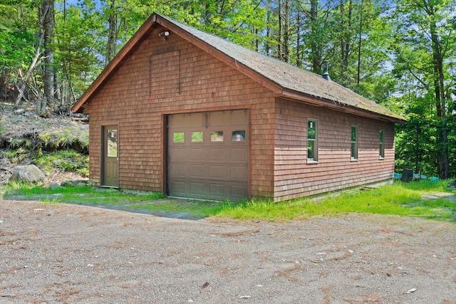 41 Canal St, Grand Lake Stream Plt, ME 04668 - view of detached garage