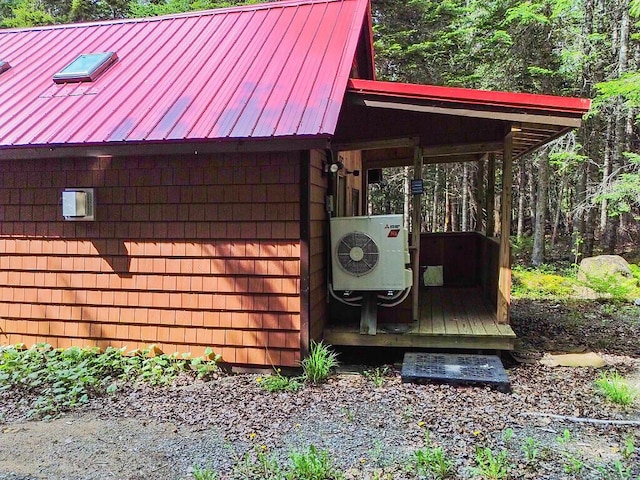 133 Camp Waya-Awi Rd, Rangeley, ME 04970 - exterior view of a metal roof