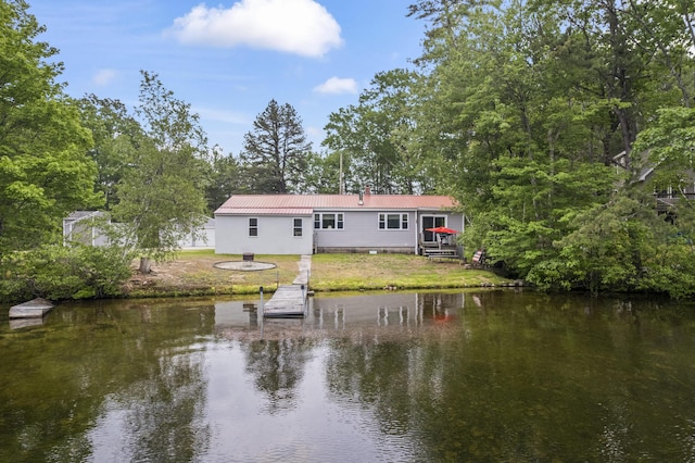 7 Kincaid Ln, Newfield, ME 04095 - water view with a boat dock