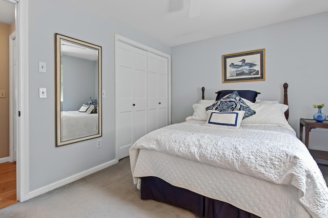 6 Hackmatack Dr, Scarborough, ME 04074 - bedroom with a closet, carpet, and ceiling fan