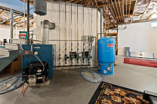 6 Hackmatack Dr, Scarborough, ME 04074 - utility room with a heating unit