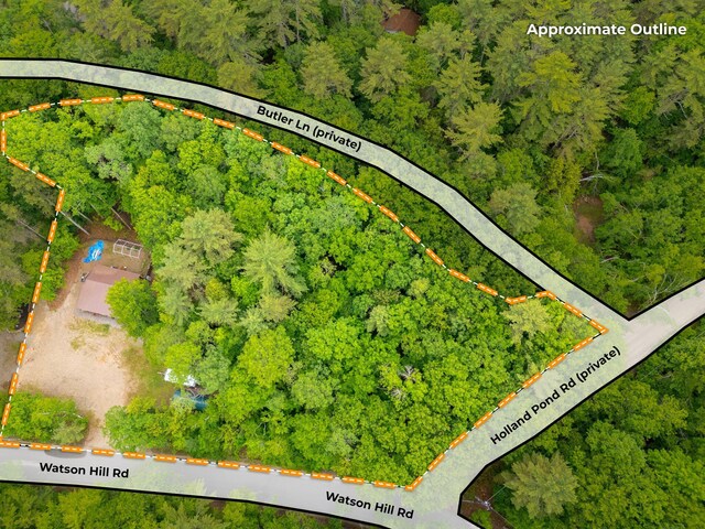 60 Watson Hill Rd, Limerick, ME 04048 - map / location featuring property boundaries highlighted