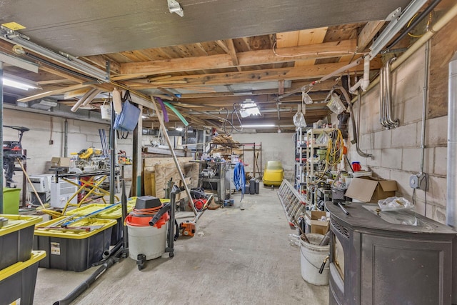 60 Watson Hill Rd, Limerick, ME 04048 - basement featuring a workshop area