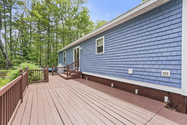 282 Back Narrows Rd, Boothbay, ME 04537 - view of deck