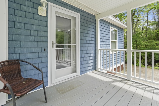 282 Back Narrows Rd, Boothbay, ME 04537 - view of porch