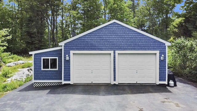 282 Back Narrows Rd, Boothbay, ME 04537 - view of detached garage