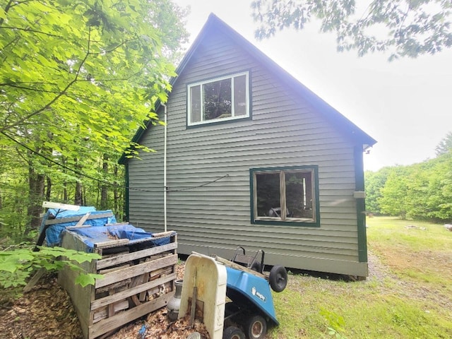 40 Griffin Mountain Rd, New Vineyard, ME 04956 - view of side of home