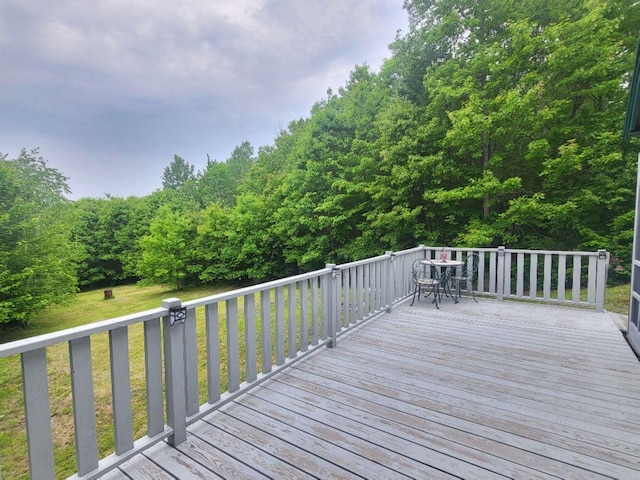 40 Griffin Mountain Rd, New Vineyard, ME 04956 - view of wooden terrace