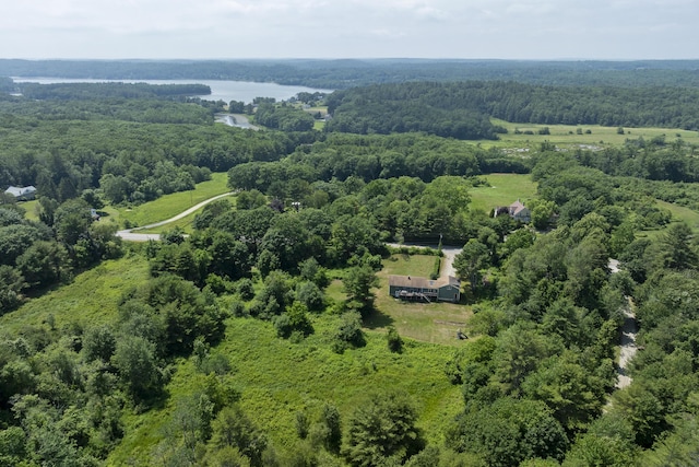 474 Center St, Nobleboro, ME 04555 - drone / aerial view of a forest
