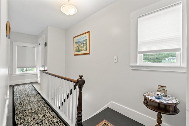 223 Centre St, Bath, ME 04530 - hall with an upstairs landing and baseboards