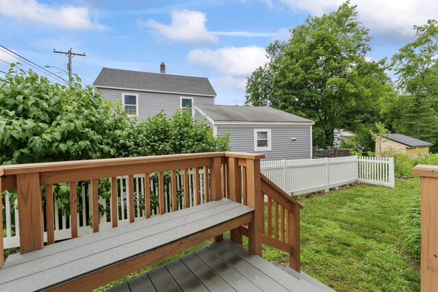 223 Centre St, Bath, ME 04530 - view of wooden terrace
