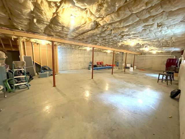 5 Willard Way, Raymond, ME 04071 - view of unfinished basement