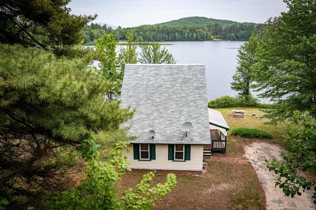 302 Spring St, Brownfield, ME 04010 - view of subject property with a large body of water and a forest