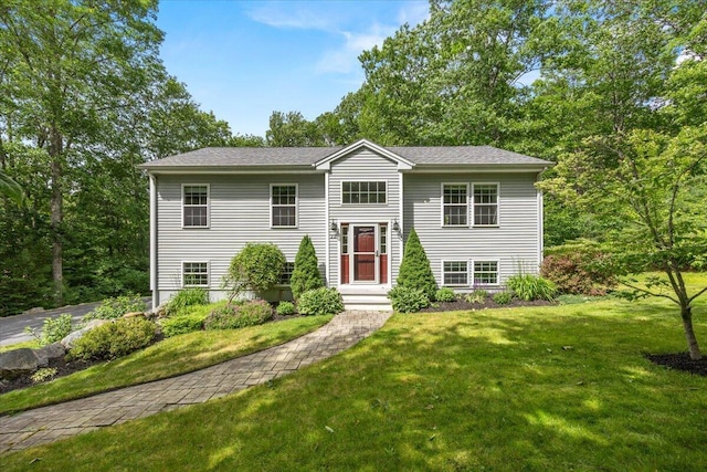 22 Fox Run Rd, Gray, ME 04039 - raised ranch with a front yard
