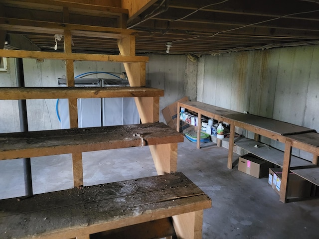 396 E Ridge Rd, Mars Hill, ME 04758 - view of unfinished basement