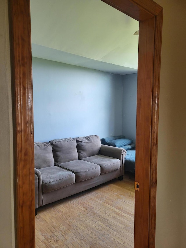 396 E Ridge Rd, Mars Hill, ME 04758 - living area with light wood-style floors