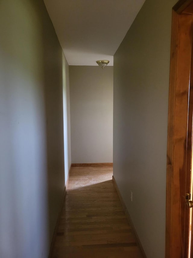 396 E Ridge Rd, Mars Hill, ME 04758 - hall featuring wood finished floors and baseboards