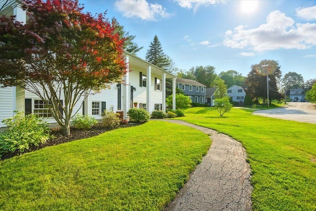 4 Hawthorne Pl, Lewiston, ME 04240 - view of grassy yard featuring a residential view
