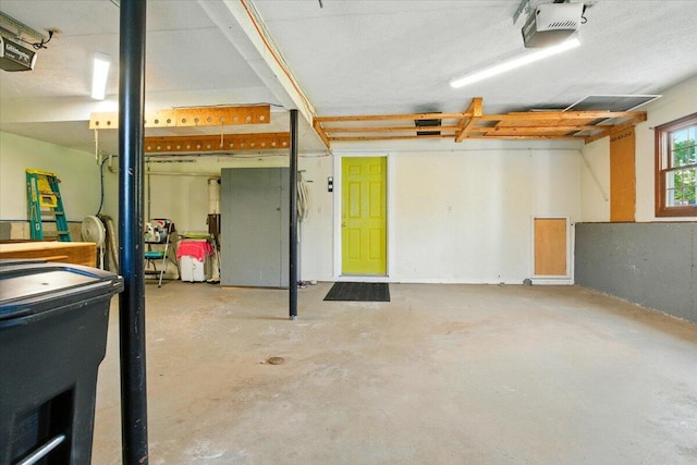 4 Hawthorne Pl, Lewiston, ME 04240 - garage with a garage door opener