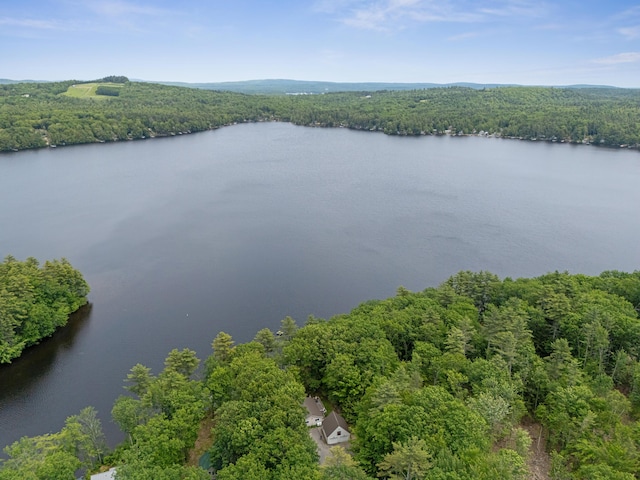 204 Youngs Ridge Rd, Acton, ME 04001 - bird's eye view of a heavily wooded area and a large body of water