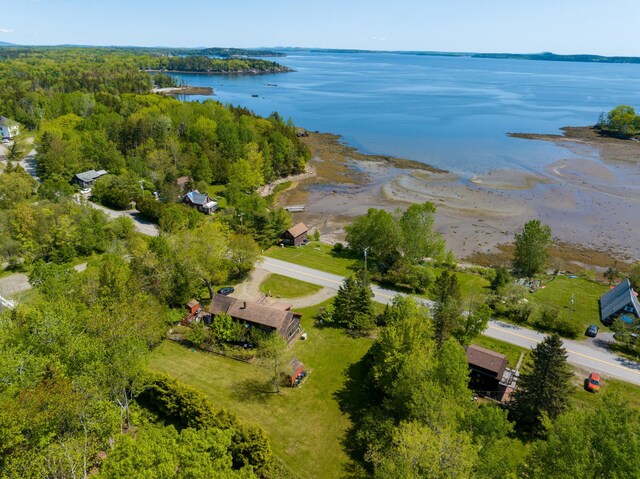 364 Main Rd, Islesboro, ME 04848 - drone / aerial view of a nearby body of water