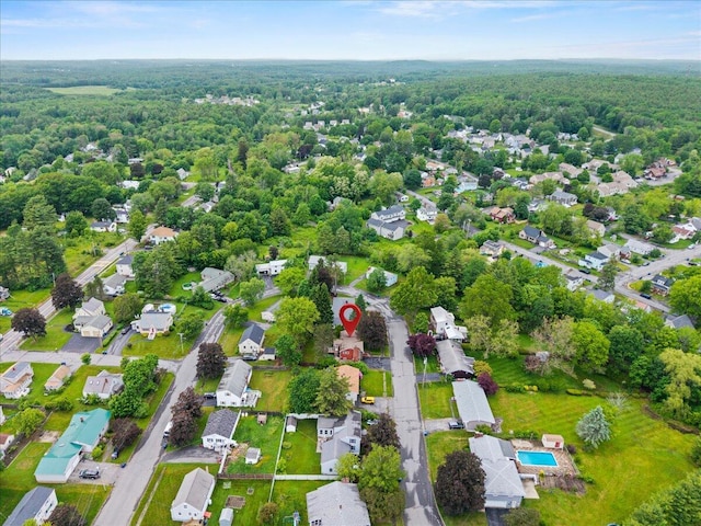 182 Myrtle St, Westbrook, ME 04092 - aerial view of property's location featuring a heavily wooded area