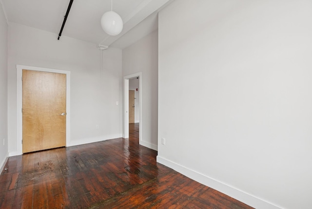 2 Main St Unit 17-415, Biddeford, ME 04005 - unfurnished room featuring hardwood / wood-style flooring and a high ceiling