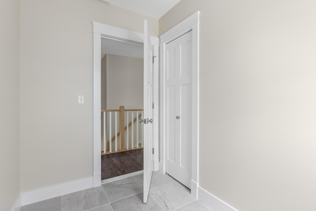 24 Varney Mill Rd Unit 3, Windham, ME 04062 - corridor featuring light marble finish flooring and an upstairs landing