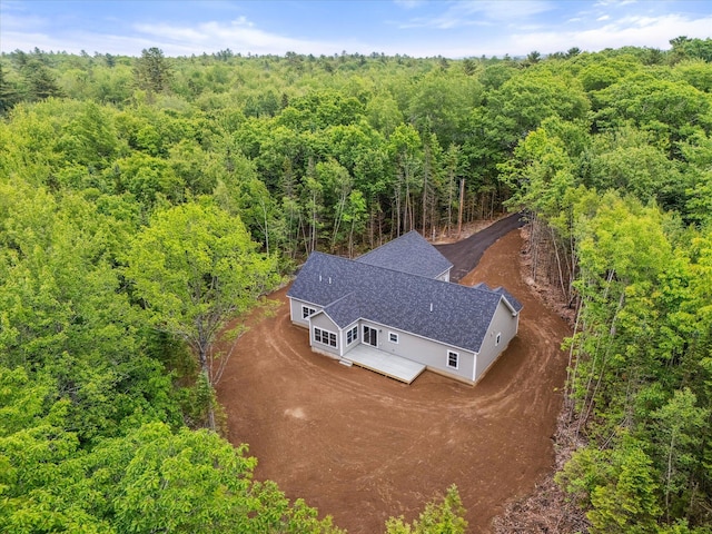 18 Crestwood Dr, Orrington, ME 04474 - view of subject property featuring a heavily wooded area