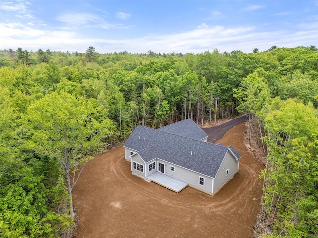 18 Crestwood Dr, Orrington, ME 04474 - view of subject property with a forest