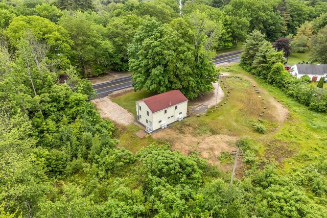 290 Gray Rd, Windham, ME 04062 - view from above of property featuring a heavily wooded area