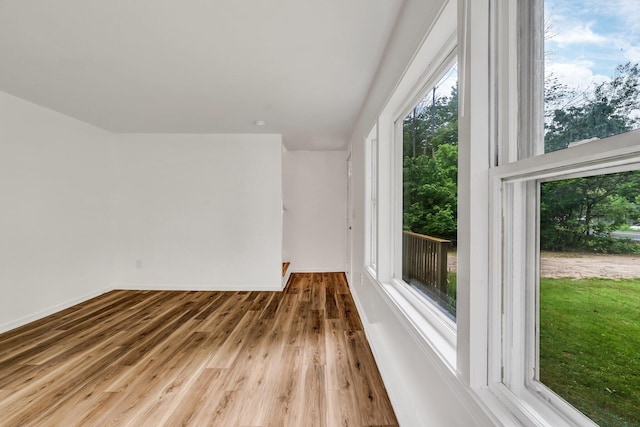290 Gray Rd, Windham, ME 04062 - empty room with wood finished floors and baseboards